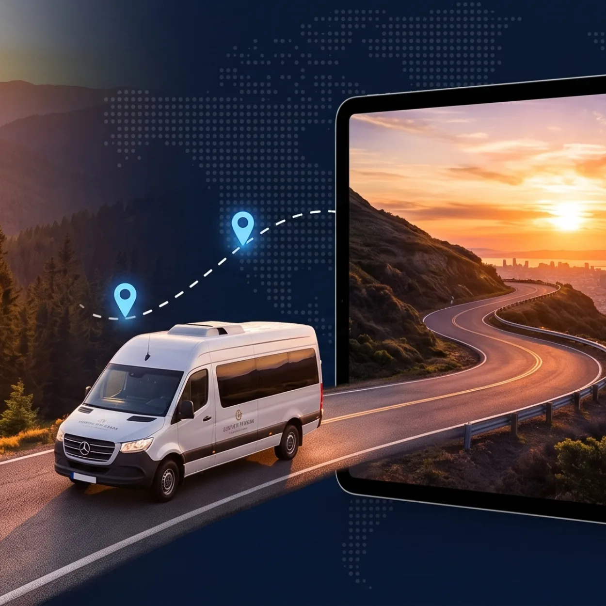 Alas Turizm servis aracı ve mobil araç takip uygulaması